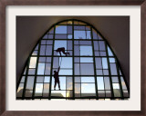 Front of the Kandahar International Airport in Kandahar, Afghanistan Framed Photographic Print by , Dave Martin