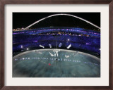Sculpture Breaks Apart as Part of the Opening Ceremony of the 2004 Olympic Games in Athens Framed Photographic Print