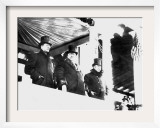 William Howard Taft Reviews Parade After his Inauguration as President, March 4, 1909 Framed Photographic Print