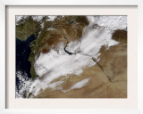 Snow in Syria Poster by Stocktrek Images 