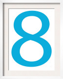 Blue Eight Prints by  Avalisa