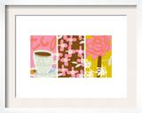 Tea Time Patterns Triptych Posters