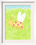 Buzzing Ladybug Poster