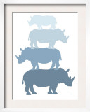 Blue Rhino Art by  Avalisa