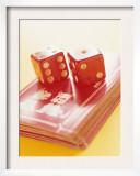 Red Dice and Cards Prints