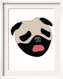 Pug Print by  Avalisa