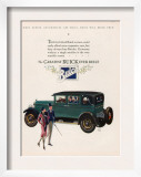 Buick, Magazine Advertisement, USA, 1927 Poster