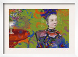 Asian Woman in Chair Prints