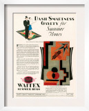 Waitex, Magazine Advertisement, USA, 1929 Posters