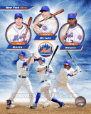 New York Mets 2011 Triple Play Composite Fotografía New York Mets 2011 Triple Play Composite Fotografía