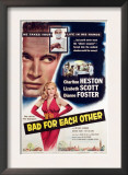 Bad for Each Other, Charlton Heston, Lizabeth Scott, 1953 Posters