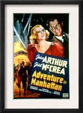 Adventure in Manhattan, Jean Arthur, Joel Mccrea, 1936 Prints