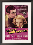 Above and Beyond, from Left, Robert Taylor, Eleanor Parker, 1952 Prints