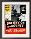 Mutiny on the Bounty, Movita, Clark Gable, Charles Laughton, 1935 Art