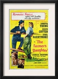 The Farmer's Daughter, Joseph Cotton, Loretta Young, Charles Bickford, Ethel Barrymore, 1947 Print