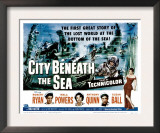 City Beneath the Sea, Robert Ryan, Mala Powers, Anthony Quinn, Suzan Ball, 1953 Posters