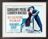 Designing Woman, Lauren Bacall, Gregory Peck, 1957 Posters