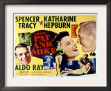 Pat and Mike, Aldo Ray, Katharine Hepburn, Spencer Tracy, 1952 Posters