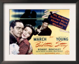 Bedtime Story, Fredric March, Loretta Young, Robert Benchley, 1941 Posters