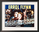Dodge City, Bruce Cabot, Victor Jory, Errol Flynn, Guinn Williams, Olivia De Havilland, 1939 Prints
