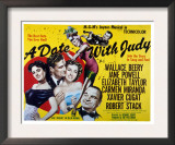 Date with Judy, Elizabeth Taylor, Robert Stack, Jane Powell, Wallace Beery, Carmen Miranda, 1948 Prints