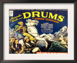 Drums, Valerie Hobson, Sabu, 1938 Posters