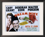 Dream Wife, Deborah Kerr, Cary Grant, Betta St.John, 1953 Art