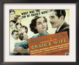 Craig's Wife, with Jane Darwell, Billie Burke, Thomas Mitchell, and Robert Allen, 1936 Posters