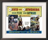 David and Bathsheba, Gregory Peck, Susan Hayward, 1951 Poster