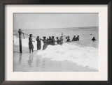 Asbury Park, African Americans Swimming at Asbury Park Beach, New Jersey, July 19, 1908 Prints