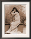 Sarah Bernhardt, French Actress in Greek Costume, 1896 Art