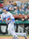 Los Angeles Dodgers v San Francisco Giants, SCOTTSDALE, AZ - FEBRUARY 26: Jamey Carroll Photographic Print by Rob Tringali