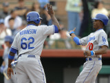 Los Angeles Dodgers v San Francisco Giants, SCOTTSDALE, AZ Photographic Print by Rob Tringali