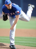 Texas Rangers v Seattle Mariners, PEORIA, AZ - MARCH 01: Matt Harrison Photographic Print by Harry How