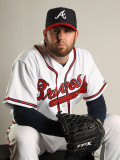 Atlanta Braves Photo Day, LAKE BUENA VISTA, FL - FEBRUARY 21: Peter Moylan Photographic Print by Mike Ehrmann