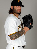 Pittsburgh Pirates Photo Day, BRADENTON, FL - FEBRUARY 20: Joe Beimel Photographic Print by J. Meric