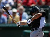 Florida Marlins v St. Louis Cardinals, JUPITER, FL - FEBRUARY 28: Gabe Sanchez Photographic Print by Marc Serota