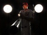 Washington Nationals Photo Day, VIERA, FL - FEBRUARY 25: Ryan Zimmerman Photographic Print by Al Bello