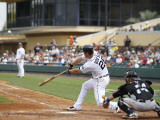 Toronto Blue Jays v Detroit Tigers, LAKELAND, FL - MARCH 01: Brennan Boesch Photographic Print by Leon Halip