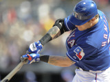 Kansas City Royals v Texas Rangers, SURPISE, AZ - FEBRUARY 27: Josh Hamilton Photographic Print by Rob Tringali