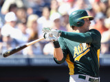 Oakland Athletics v Seattle Mariners, PEORIA, AZ - MARCH 12: Ryan Sweeney Photographic Print by Christian Petersen