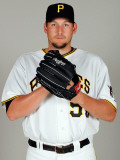 Pittsburgh Pirates Photo Day, BRADENTON, FL - FEBRUARY 20: Joel Hanrahan Photographic Print by J. Meric