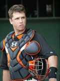 Arizona Diamondbacks v San Francisco Giants, SCOTTSDALE, AZ - FEBRUARY 25: Buster Posey Photographie par Rob Tringali