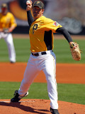 Philadelphia Phillies v Pittsburgh Pirates, BRADENTON, FL - MARCH 12: Ross Ohlendorf Photographic Print by J. Meric