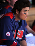 Seattle Mariners v Cleveland Indians, GOODYEAR, AZ - MARCH 11: Shin-Soo Choo Photographic Print by Norm Hall