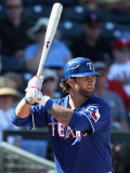Los Angeles Angels of Anaheim v Texas Rangers, SURPRISE, AZ - MARCH 02: Mike Napoli Photographie par Christian Petersen
