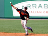 Baltimore Orioles v Pittsburgh Pirates, BRADENTON, FL - FEBRUARY 28: J.J. Hardy Photographic Print by J. Meric
