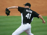 St. Louis Cardinals v Florida Marlins, JUPITER, FL - MARCH 01: Chris Volstad Photographic Print by Marc Serota