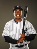 New York Yankees Photo Day, TAMPA, FL - FEBRUARY 23: Curtis Granderson Photographic Print by Al Bello