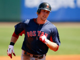 Boston Red Sox v Pittsburgh Pirates, BRADENTON, FL - MARCH 13: Lars Anderson Photographic Print by J. Meric
